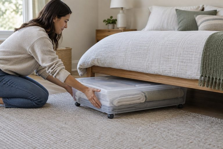 Under-Bed Storage: Clearance, Wheels, Lids, and Fabric Bins