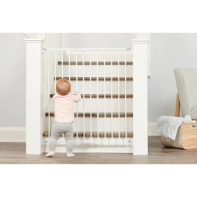 Regalo Extra Tall Top of Stairs Safety Gate, White