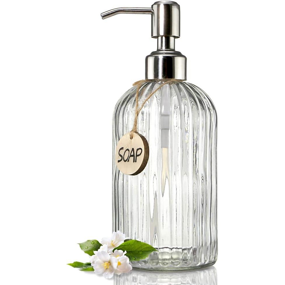 JASAI Clear Glass 18-Ounce Pump