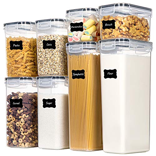 CHEFSTORY Airtight Food Storage Containers with Lids, 8 Pieces
