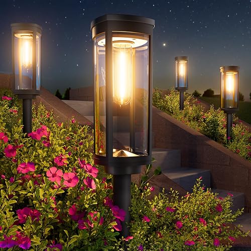 BITPOTT Solar Lights 8 Pack Warm White