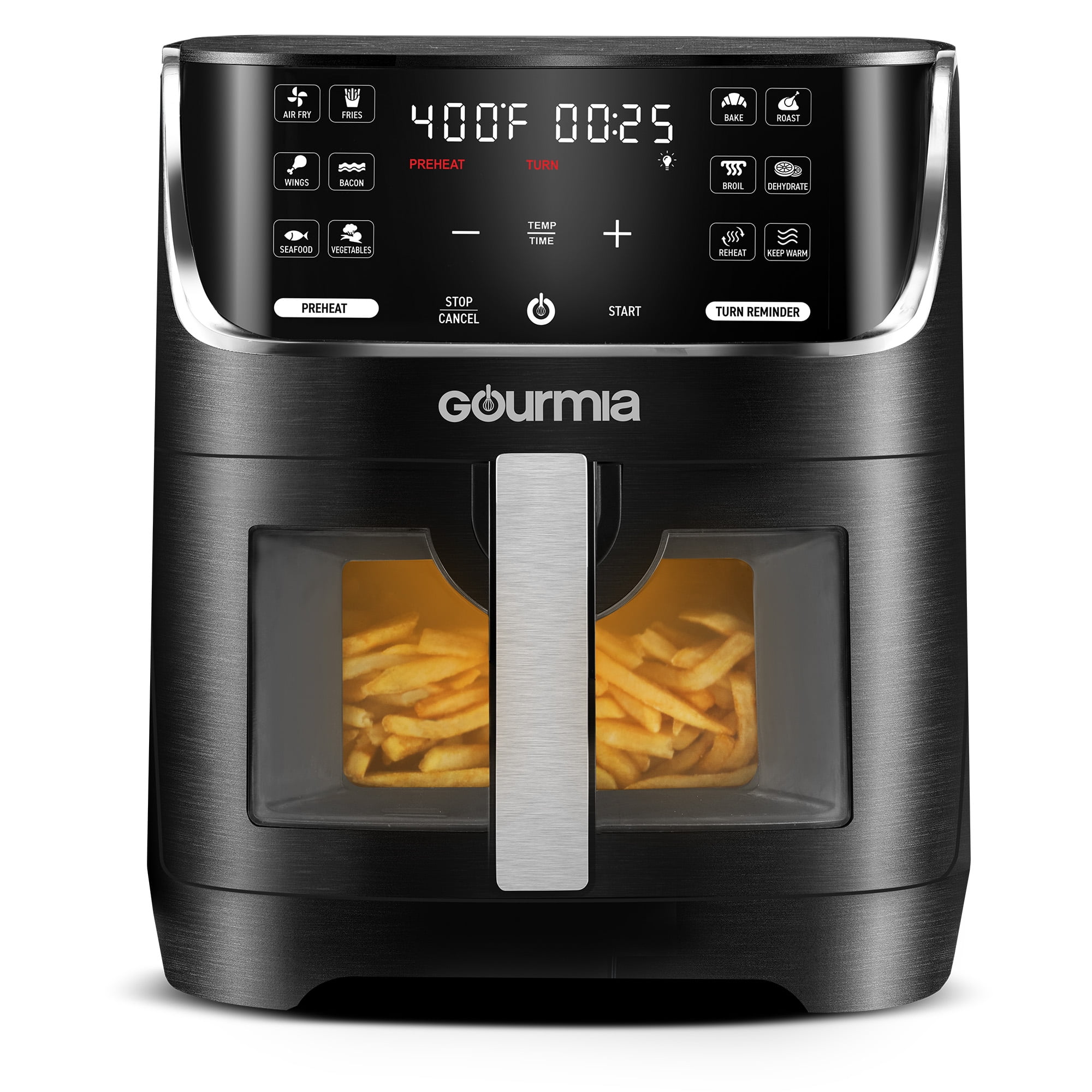 Gourmia 8-quart digital window air fryer