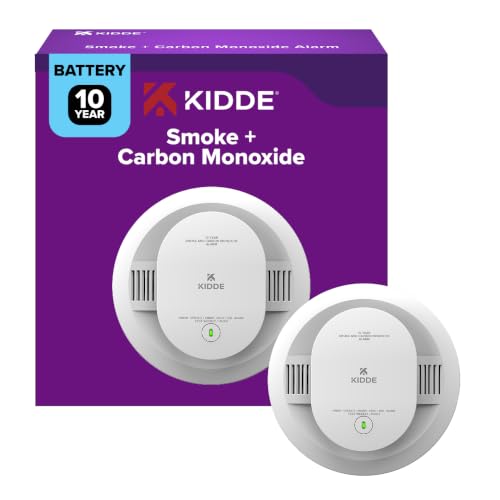 Kidde 30CUD10 Smoke and CO Detector, 10-Year Battery