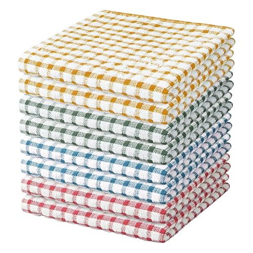 Nialnant 100% Cotton Dish Rags, 8 Pack