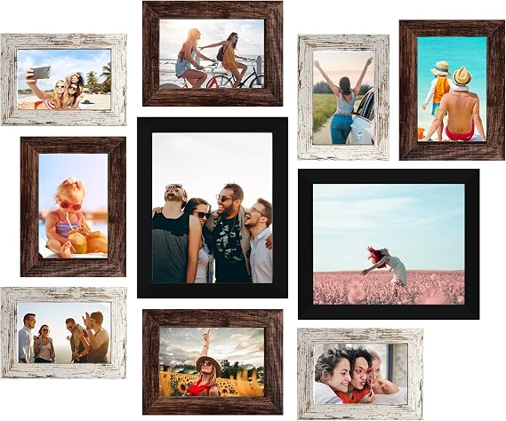 LUCKYLIFE Multi-Size Frame Set of Ten