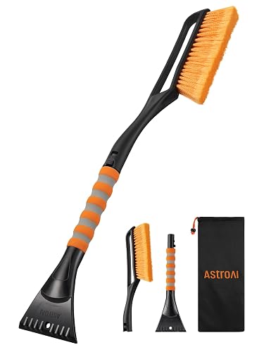 AstroAI 27" 2-in-1 Detachable Snow Brush and Ice Scraper