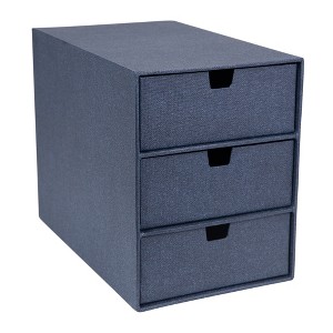 Bigso Ingrid 3-Drawer Fiberboard Desk Organizer