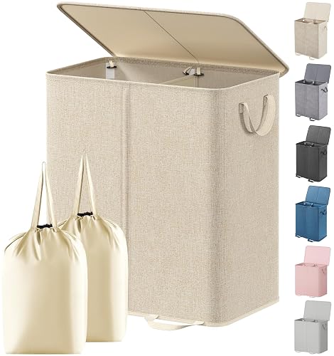 Lifewit Double Laundry Hamper with Lid