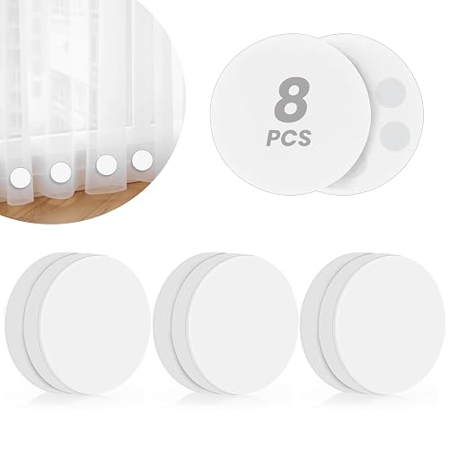 YixangDD Silicone Shower Curtain Weights, 8 Pack