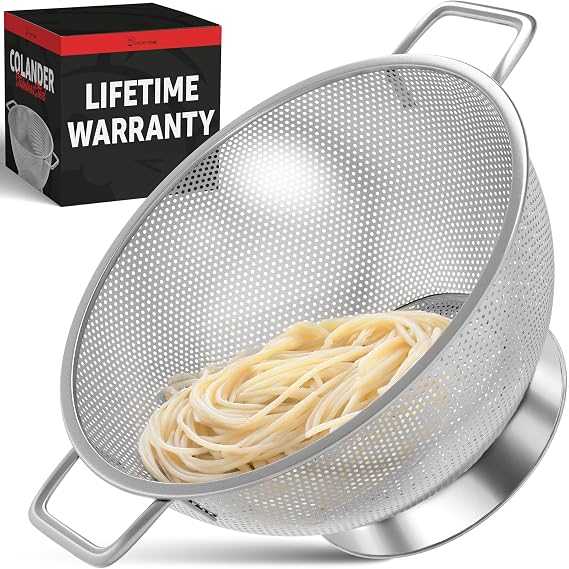 PriorityChef 5-Quart Steel Colander
