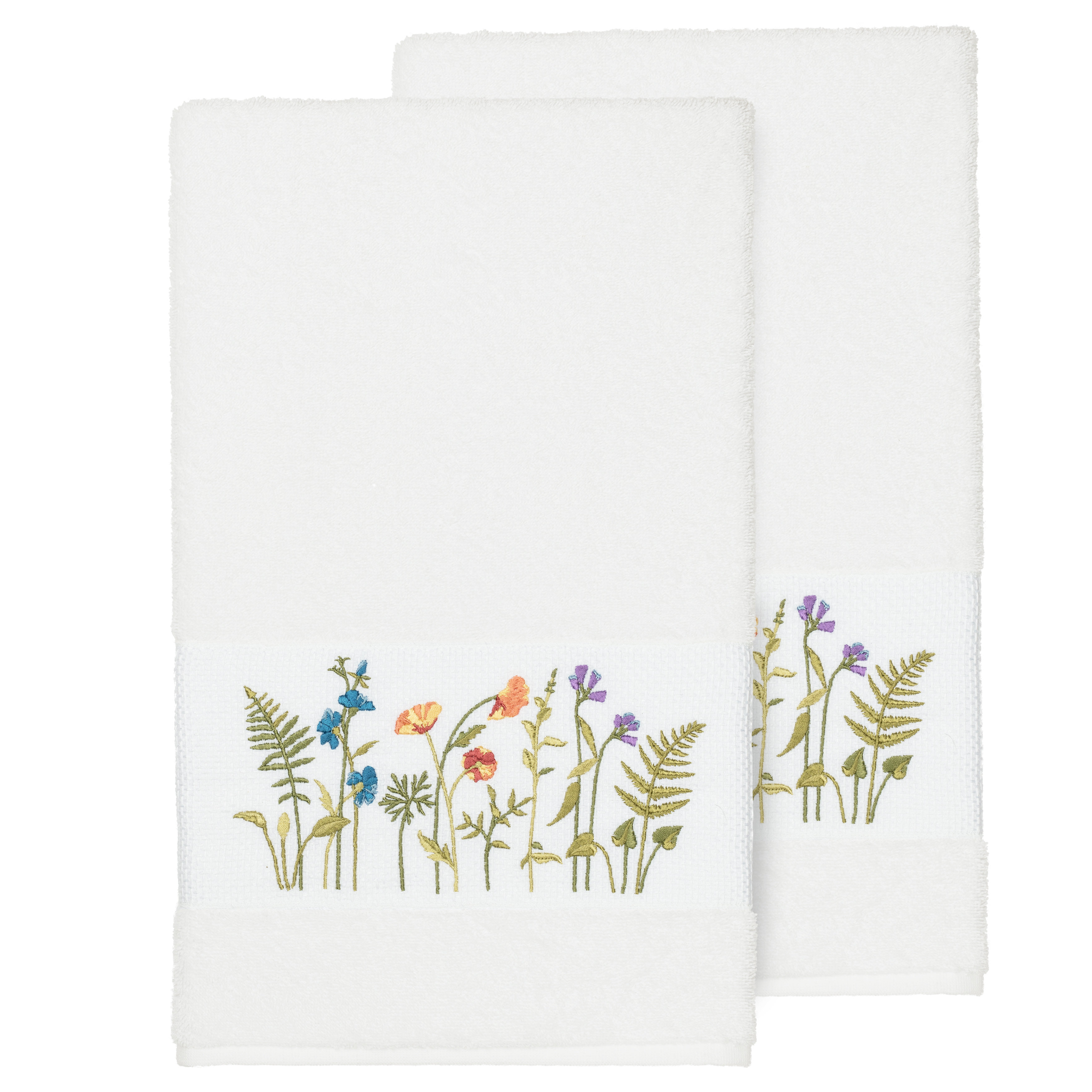 Linum Home Serenity Turkish Cotton Bath Towels, Set of 2
