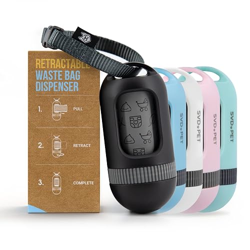 SVD.PET Retractable Dog Poop Bag Dispenser
