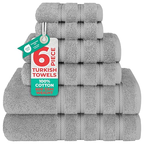 American Soft Linen Turkish Cotton 6-Piece Towel Set