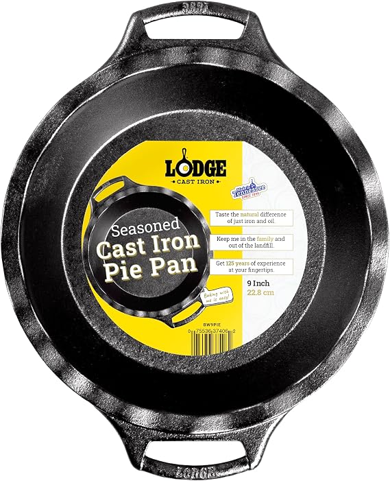 Lodge Nine-Inch Cast Iron Pie Pan