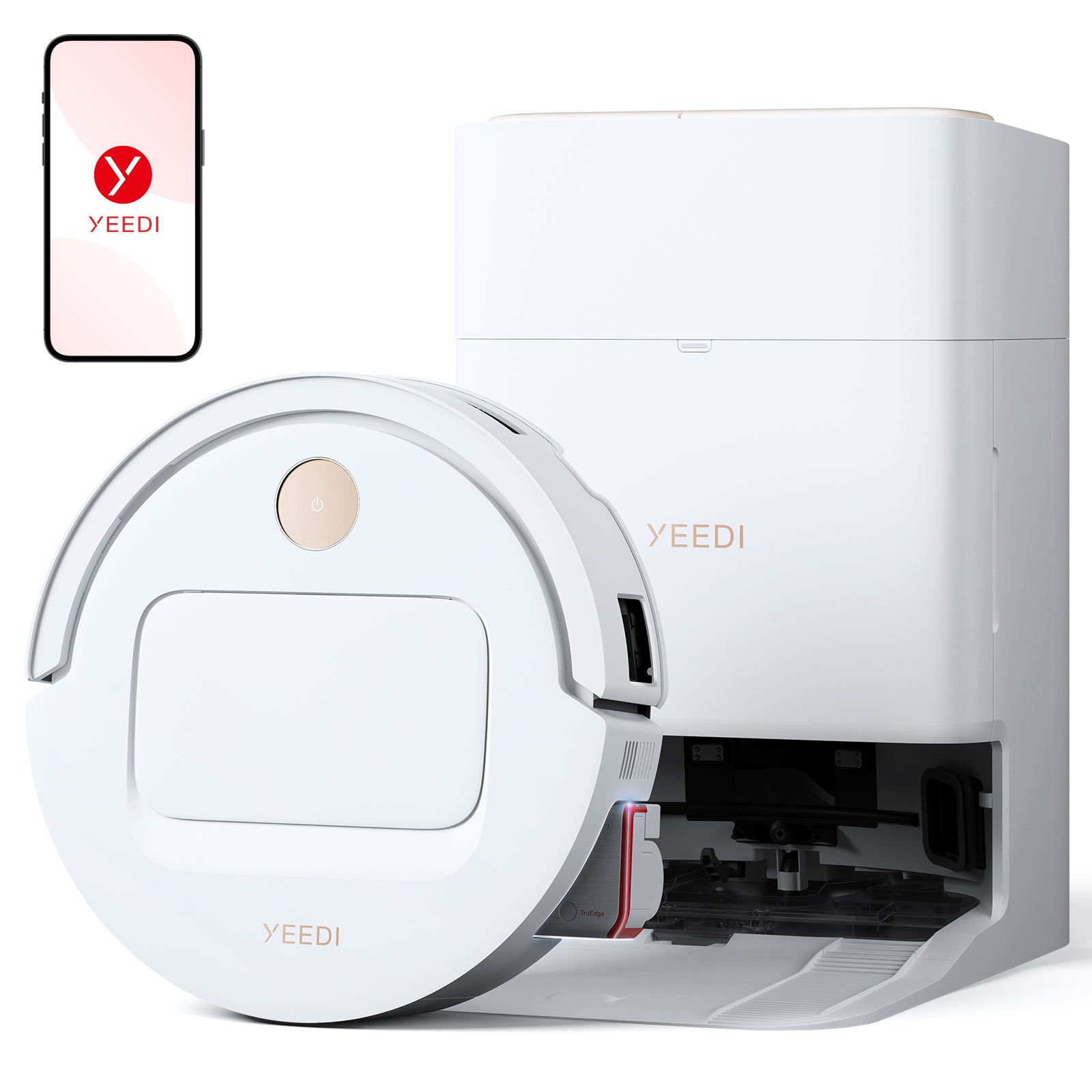 Yeedi M14 Plus robot vacuum with all-in-one station