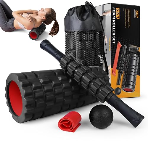 SUBCULTUREPICK 5-in-1 Foam Roller Set