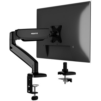 Single Monitor Desk Mount with Gas Spring Arm