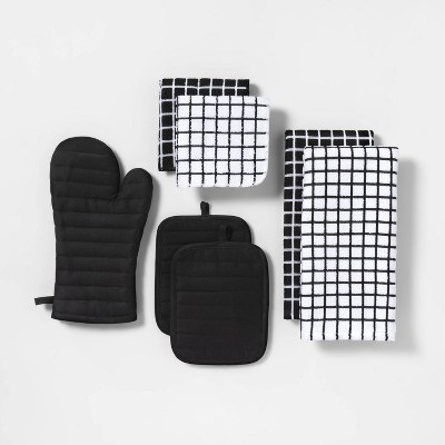 Room Essentials 7pc Cotton Kitchen Textile Set at Target