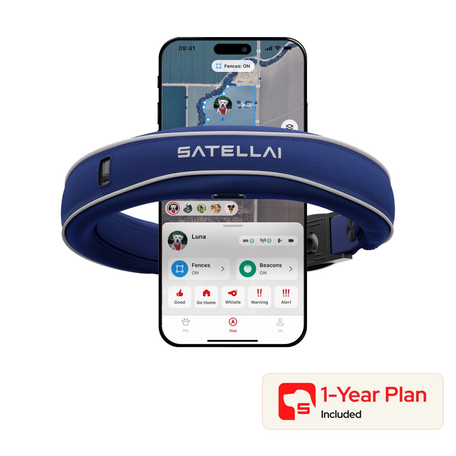 SATELLAI GPS dog collar