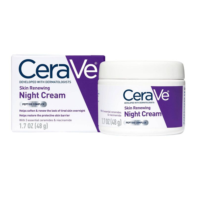 CeraVe Skin Renewing Night Cream jar