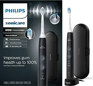 Philips Sonicare 5100 HX6850 toothbrush, black