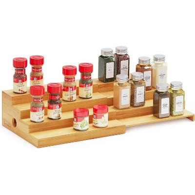 SpaceAid 4-Tier Bamboo Spice Rack at Target