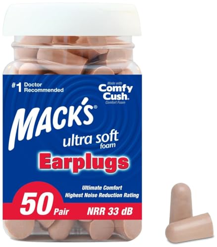 Mack's Ultra Soft Foam Earplugs, 50 Pair