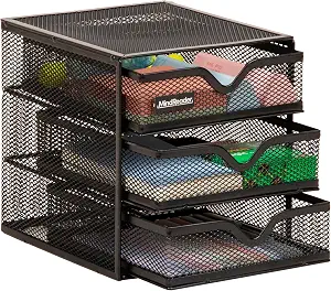 Mind Reader 3-Drawer Desktop Organizer