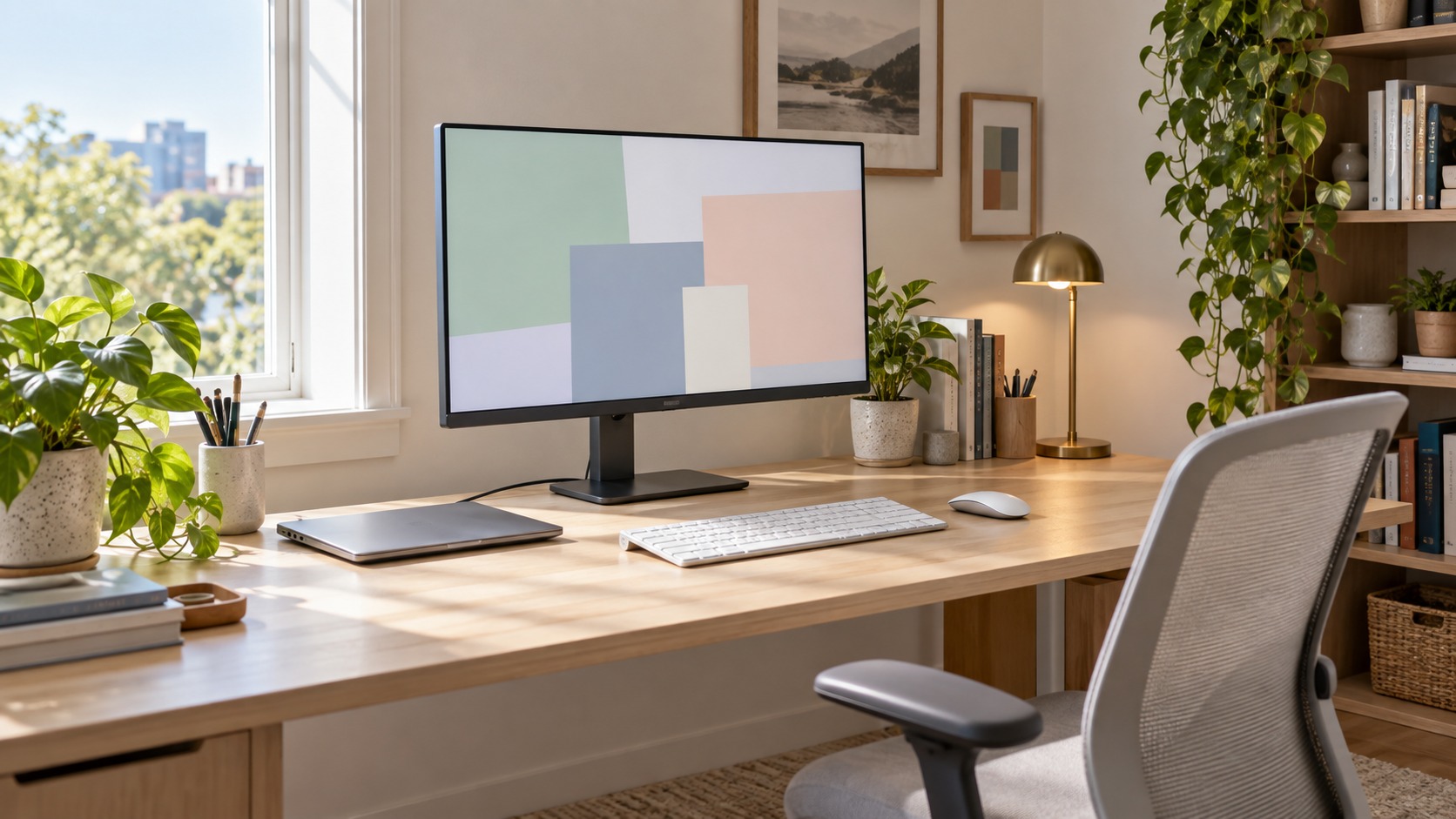 Best Monitors for Hybrid Work: Ports, Panels and Desk Fit