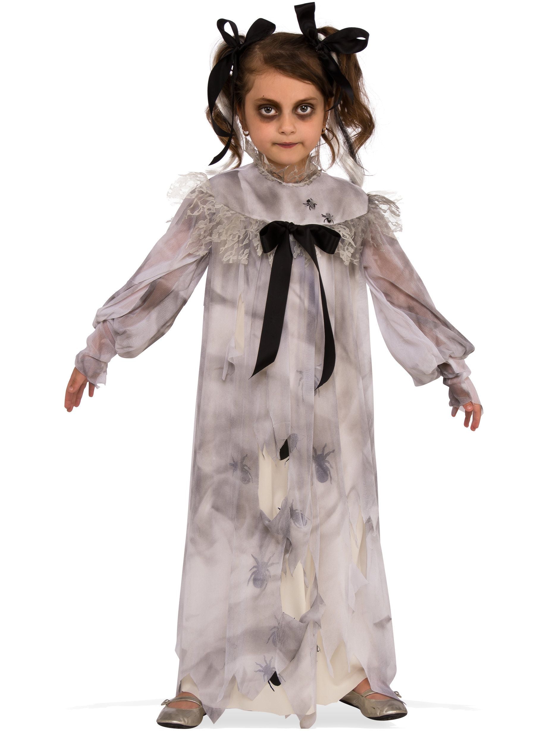 Girls Sweet Screams tattered nightgown costume
