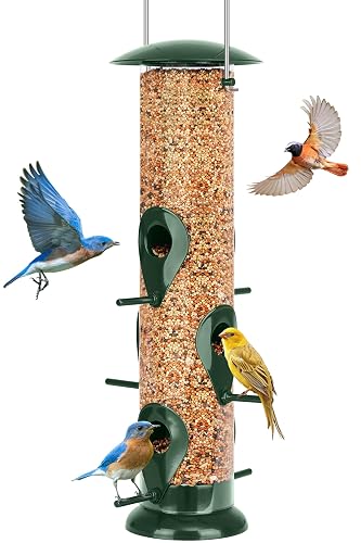 FEED GARDEN 13-Inch Tube Bird Feeder