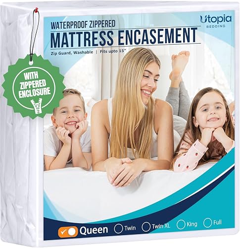 Utopia Bedding Zippered Mattress Encasement