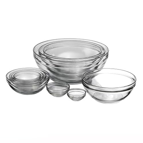 Anchor Hocking 10-Piece Glass Mixing Bowl Set