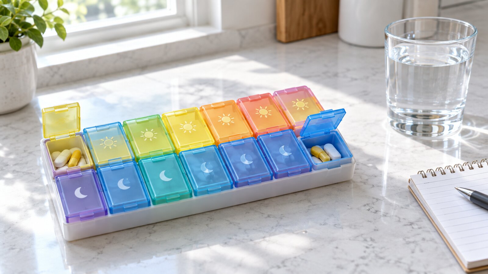 Never Wonder "Did I Take It?" Again: How to Choose a Pill Organizer