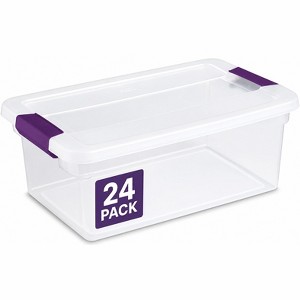 Sterilite 15-Quart ClearView Latch Boxes