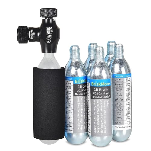 BriskMore CO2 Inflator Kit with Cartridges
