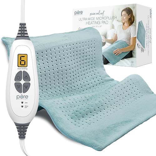 Pure Enrichment PureRelief Ultra-Wide Heating Pad, 20 x 24