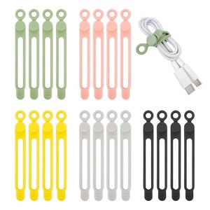Wrapables Reusable Silicone Cord Ties