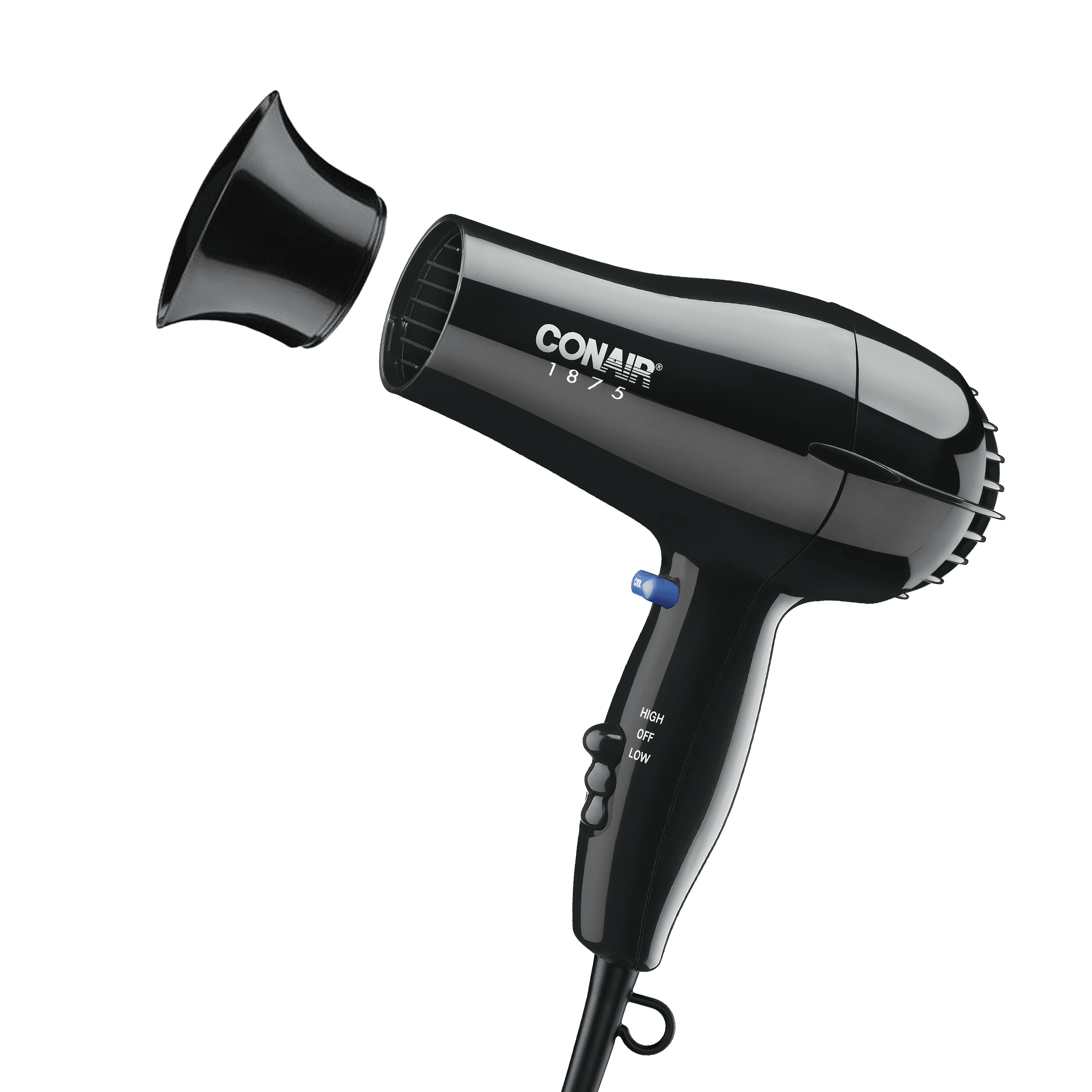 Conair Mid-Size Hair Dryer, 1875 Watts, Concentrator