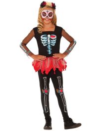 Kids skeleton costume