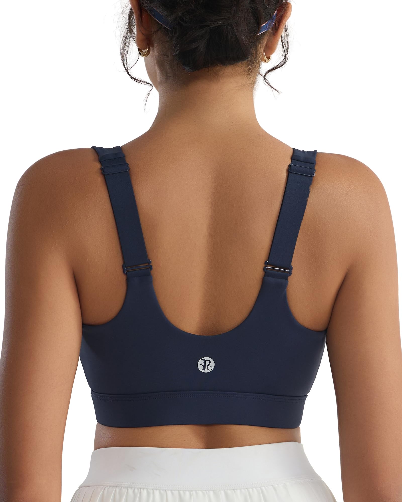 RUNNING GIRL Adjustable Straps High Impact Sports Bra for Women,High Support Workout Sports Bras wit
