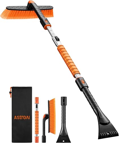AstroAI 46" Extendable Snow Brush and Ice Scraper