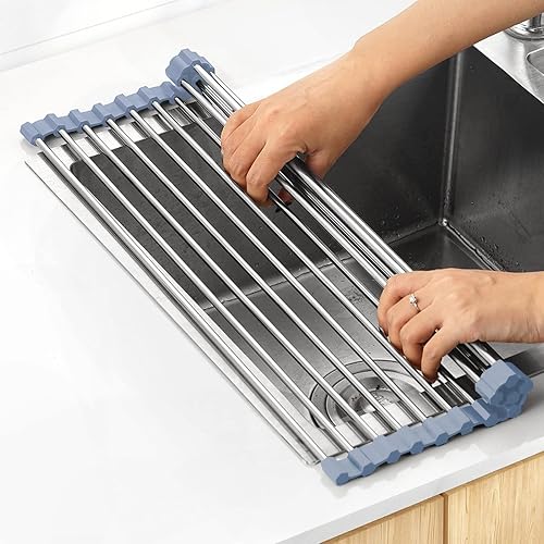 MECHEER Roll-Up Dish Drying Rack