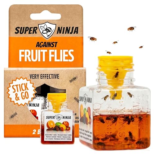 Super Ninja Fruit Fly Traps, 2-Pack