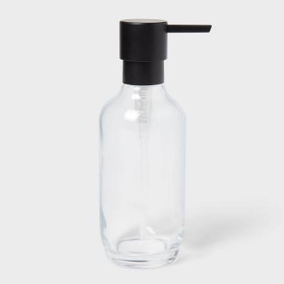 Brightroom Black Glass Soap Pump