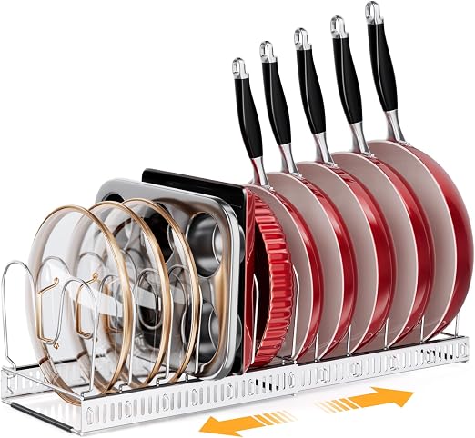 MUDEELA Silver Expandable Rack