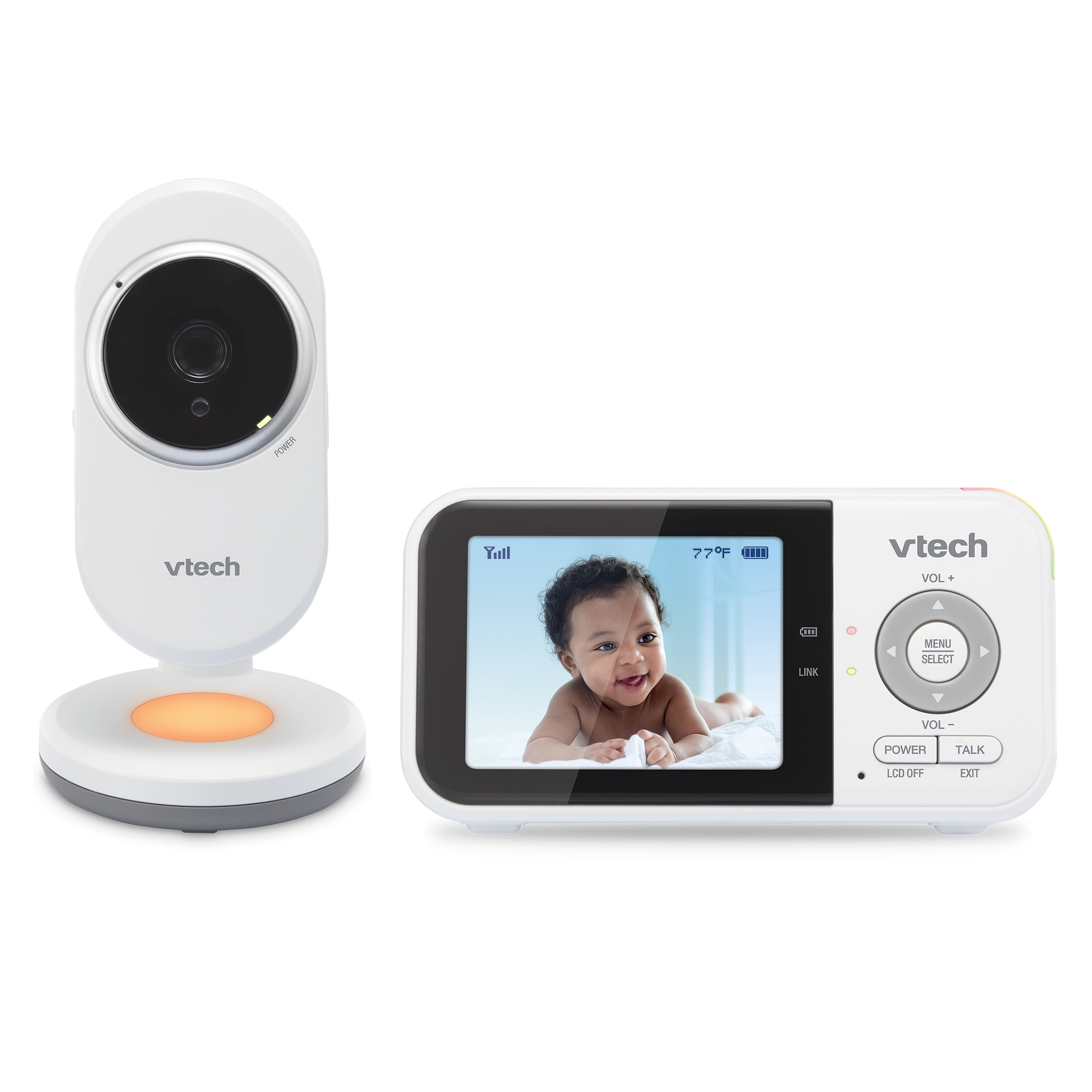VTech VM3254 Video Baby Monitor, 2.8" Display, Pan & Tilt