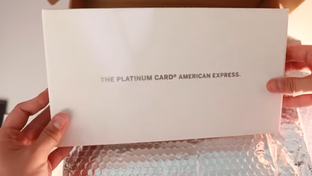box of the American Express Platinum Card