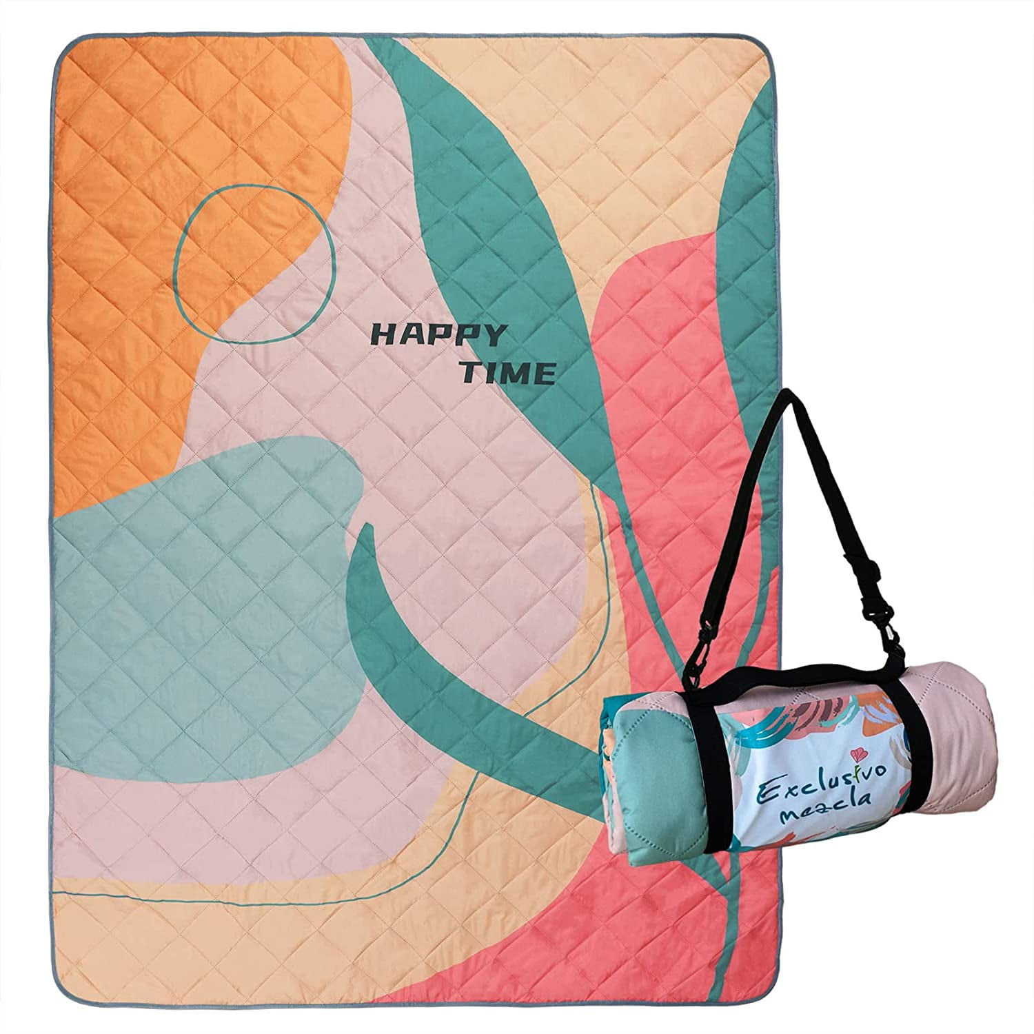 Exclusivo Mezcla 3-Layer Waterproof Picnic Blanket, 60 x 80 in