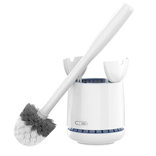 Toilet Bowl Brush and Holder, Long Handle